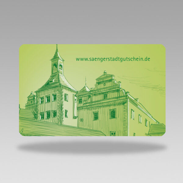 Sängerstadt Gutschein Gutscheinkarte