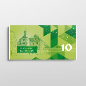 Sängerstadtgutschein 10 €