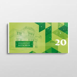 Sängerstadtgutschein 20 €