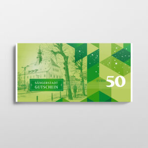 Sängerstadtgutschein 50 €