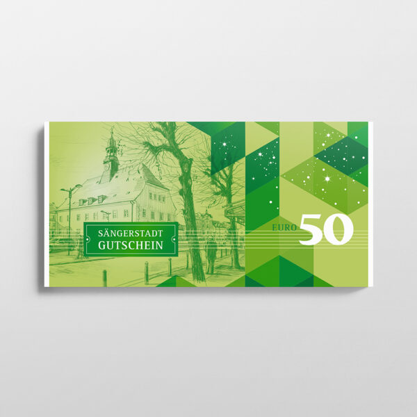 Sängerstadtgutschein 50 €
